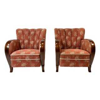1930s Art Deco Swedish Lounge Chairs For Sale