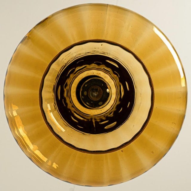 Copper Glass Pendant Lamp from Raak, 1960 For Sale - Image 10 of 12