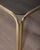 Modern Vintage Italian Coffee Table in Gilt Brass and Smoked Glass, 1970s For Sale - Image 3 of 8