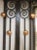 Dark Gray 1930s Silvery Steel Hammered Iron, Illuminated Art Deco Hall Tree/Coat Rack With Console For Sale - Image 8 of 12