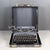 ABOUT A refurbished Art Deco Remington Model 5 typewriter with black, crinkle finish and original case. The keys are...