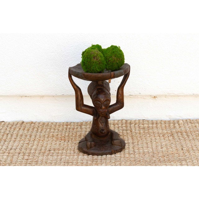 Antique African Luba Sculpture Stool For Sale - Image 11 of 11