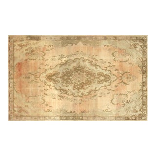 1960s Turkish Oushak Rug For Sale
