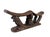 1980s Rare Find Vintage Chokwe Double Headrest Congo 15" For Sale - Image 5 of 8