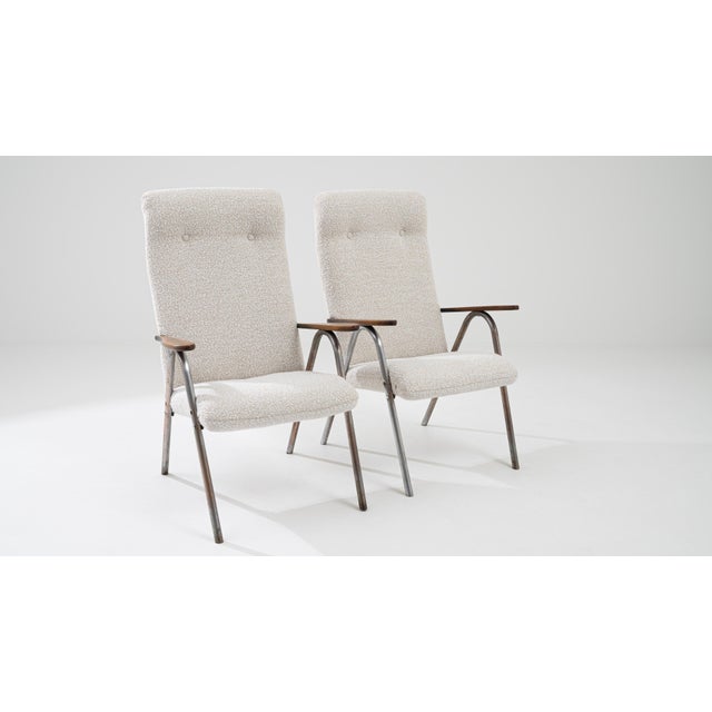 20th Century Central European Modern Armchairs, a Pair For Sale In Greensboro - Image 6 of 13