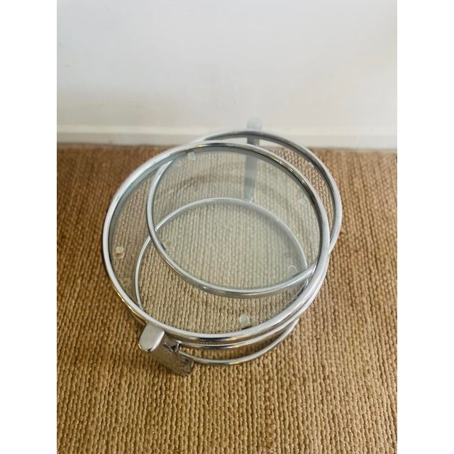 Folding and Rotating Coffee Table, 1970s For Sale - Image 3 of 10