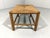 Low Oak Bobbin Stool with Rush Seat, 1930s For Sale - Image 9 of 10