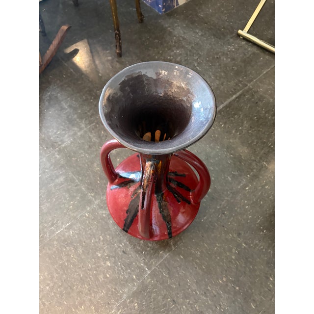 Contemporary Late 20th Century Large Pacific Northwest Studio Pottery Floor Vase For Sale - Image 3 of 3