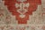 Cream Mid 20th Century Turkish Oushak Rug in Orange Red, Light Green, Warm Taupe and Cream Colors For Sale - Image 8 of 10