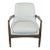 Four Hands Braden Modern Lounge Chair With Wooden Frame and Light Upholstery For Sale