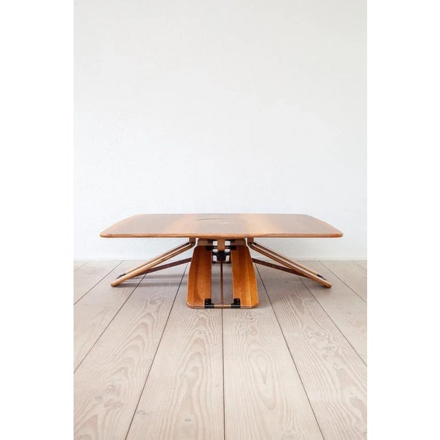 1980s Height-Adjustable Dining Table by Franco Poli for Bernini, Italy, 1980s For Sale - Image 5 of 11