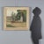 Oil on canvas. Signed at the bottom right. The artist combines in the same landscape view the entrance of a villa (which...
