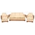 Art Deco British Walnut Three-Piece Lounge Suite, 1930 For Sale - Image 11 of 11