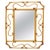 Mid-Century Modern French Rivera Handcrafted Bamboo Rattan Mirror, 1960 For Sale - Image 12 of 12