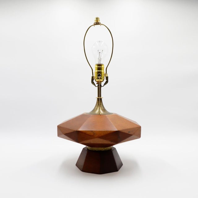 Mid 20th Century Mexican Modernist Table Lamps Attributed to Eugenio Escudero - a Pair For Sale - Image 17 of 18