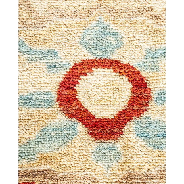 Contemporary Eclectic Collection Hand-Knotted Area Rug - Ivory Collection 9' 1" x 11' 4" For Sale - Image 3 of 9