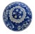 Ceramic Blue and White Chinoiserie Porcelain Melon Jar With Cherry Blossom Motif and Lid For Sale - Image 7 of 13