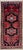 Antique Hand-knotted runner from the Hamadan region of western Iran, featuring three large stepped geometric medallions...