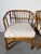 1970's Vintage Coastal Bamboo Rattan Barrel Lounge Chairs - A Pair For Sale - Image 4 of 17