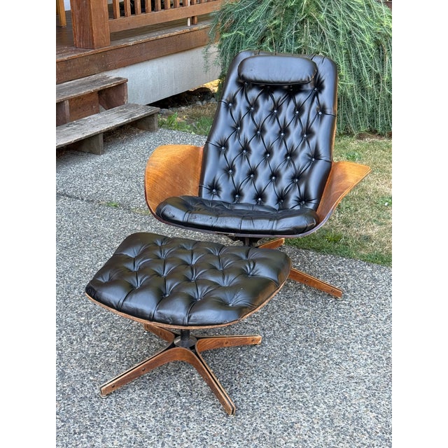 Mid Century Modern Mulhauser Attributed to Plycraft Mr Chair For Sale In Seattle - Image 6 of 10