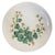 Illustration Vintage Hand-Painted Relief Ceramic Botanical Platter – Pelargonium Floral Motif For Sale - Image 3 of 12