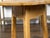 Beige English 19th Century Pine Cricket Table with Circular Top and Triangular Shelf For Sale - Image 8 of 9