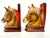 Vintage 1940's Japanese Ceramic Equestrian Horse Head Bookends, a Pair For Sale In Little Rock - Image 6 of 10