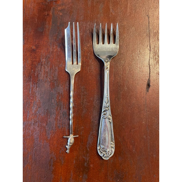 Antique Silver Sardine Fork & Kawga Fork Chairish