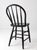 Vintage Black Painted Windsor Spindle Back Chair For Sale - Image 10 of 14