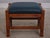 Stickley Mission Oak Leather Chair & Ottoman For Sale - Image 12 of 18