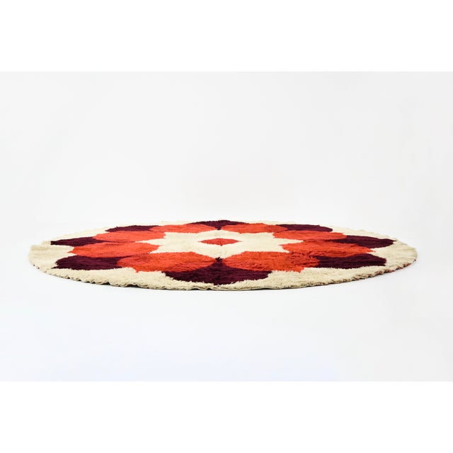 Mid-Century Modern Patterned Rug from Hojer Eksport Wilton, 1970s For Sale - Image 3 of 6