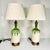 Kelly Green Mid-Century Boho Chic Vintage Ceramic Green Drip Table Lamps - A Pair For Sale - Image 8 of 18