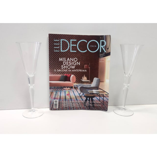 1930s - 1940s. These flutes are made in high-quality crystal. They are vintage, therefore they might show slight traces of...