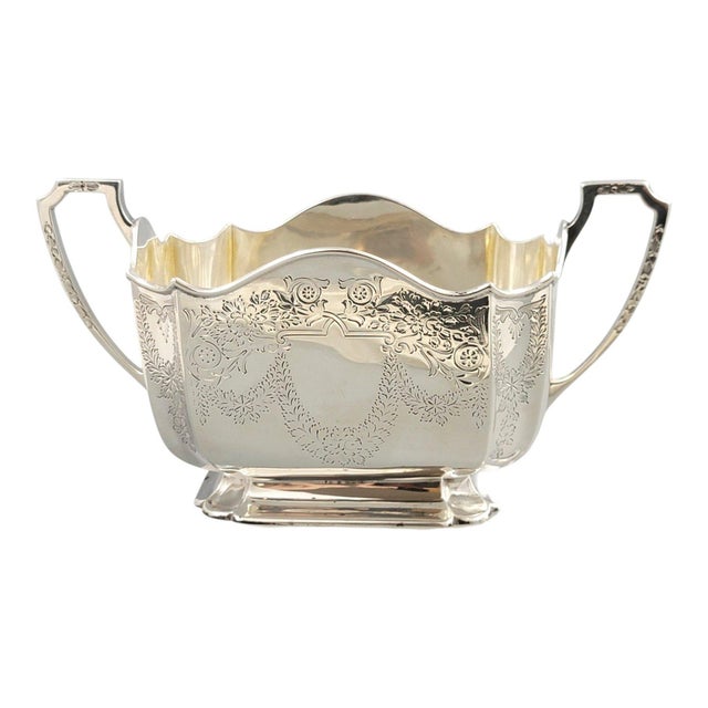 Victorian Sterling Silver Tea Service from Atkin Brothers, Sheffield, 1892, Set of 4 For Sale - Image 9 of 18