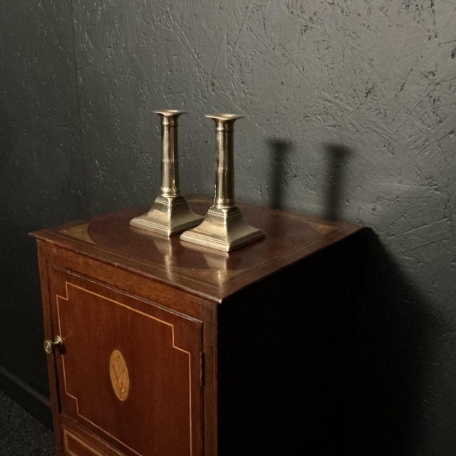 Late 18th Century Gun Metal Candlesticks, 1780, Set of 2 For Sale - Image 5 of 5