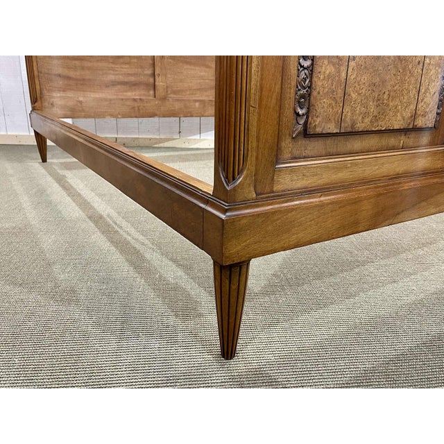 Brown Art Deco Bed, 1920s For Sale - Image 8 of 14