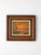 A serene vintage oil painting on canvas, signed by the artist Bailey, depicting a pair of mallard ducks in flight over a...