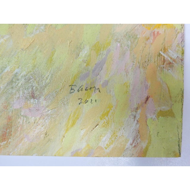 2010 oil on wood panel impressionist landscape painting by K. C. Bacon (20th, 21st c.) Washington. Signed lower right...