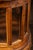Antique Oak and Glass Serpentine Curio Cabinet For Sale - Image 12 of 12