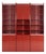 Vintage 4 Module Olinto Bookshelf by Kazuhide Takahama, 1970s For Sale