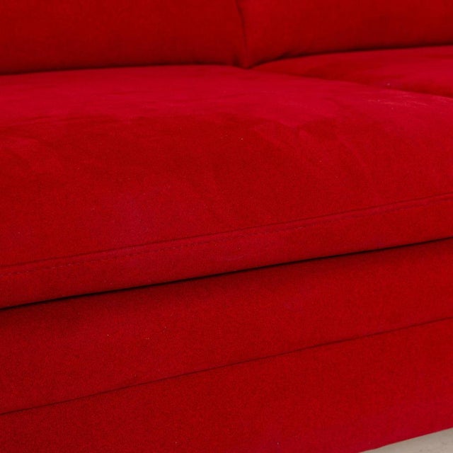 Modern Model 2253 2-Seater Sofa in Red Fabric from Himolla For Sale - Image 3 of 14