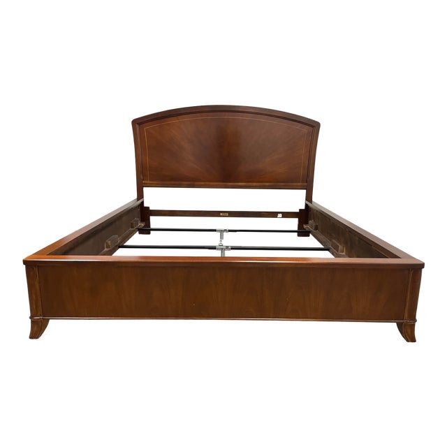 California King Thomasville Humphrey Bogart Maple Bed Frame Chairish