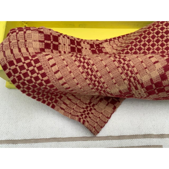 A remarkable piece of early American textile history - an exquisite table runner that tells the story of cultural...