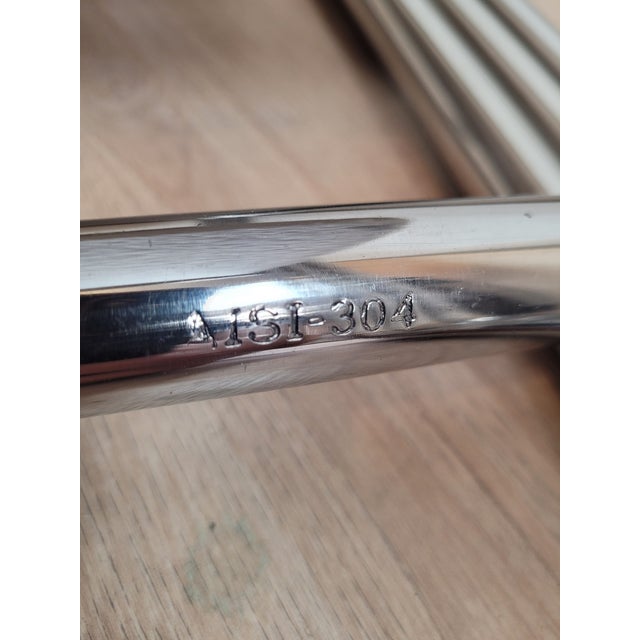 Large 20th Century Chrome Armchairs by Ralph Lauren, 1980s, Set of 2 For Sale - Image 3 of 18