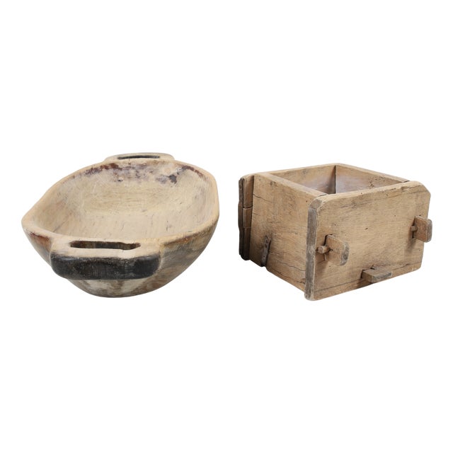 Cheese Mold and Bowl, 1995, Set of 2 For Sale