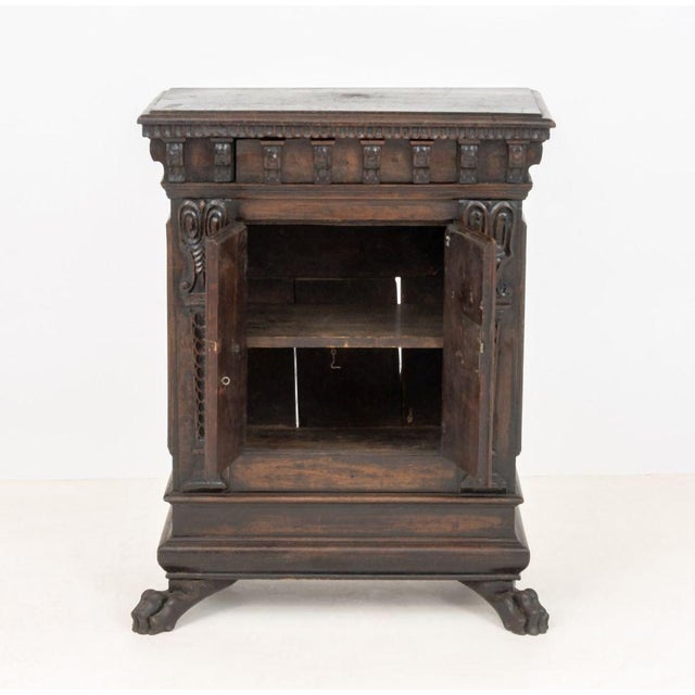 17th Century Italian Renaissance Walnut Cabinet, 17th C. For Sale - Image 5 of 8