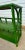 Wood Mid-Century Green Rattan Etagere Bookcase Console - Newly Painted For Sale - Image 7 of 10