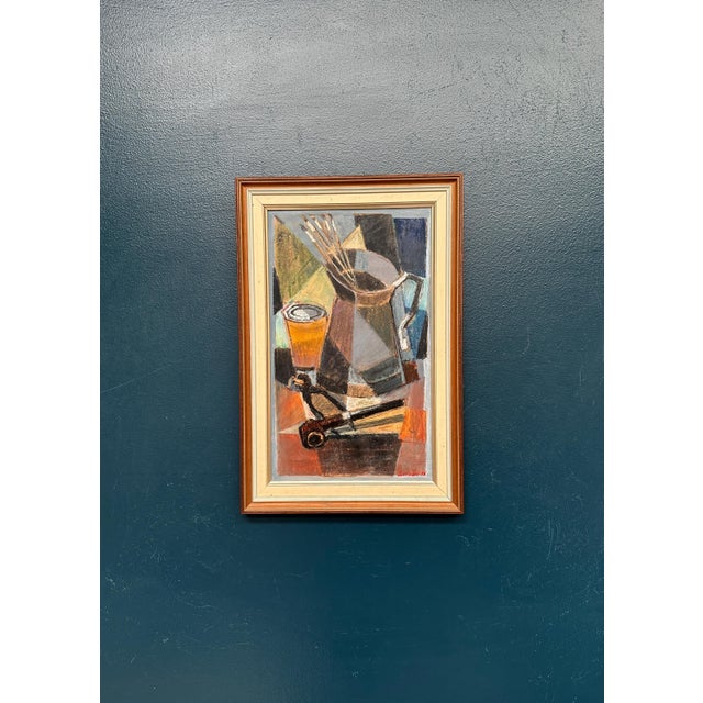 Erik Emanuelsson, Still Life, 1960s, Oil Painting on Panel, Framed For Sale - Image 16 of 17