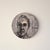 Textile Late 20th Century Original Circle Portrait Painting by Robert J Harding For Sale - Image 7 of 11