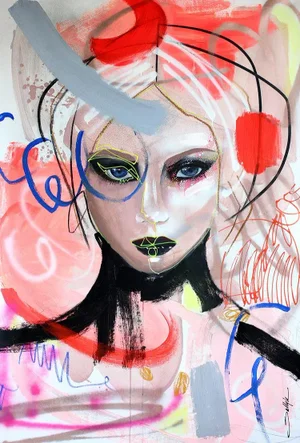 "Galaxy" Original Artwork by Sally K